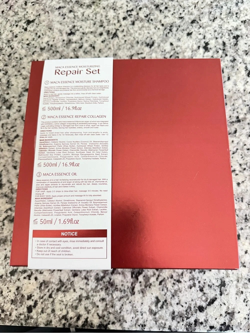 Karseell Maca Power Hair Repair Set